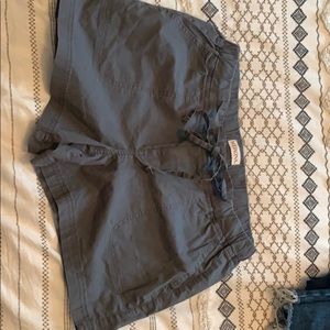 Light grey cargo shorts